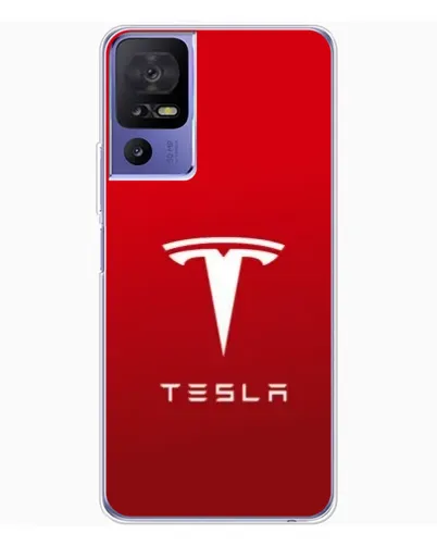 Чехол для TCL 605 с картинкой «Tesla Red Classic»