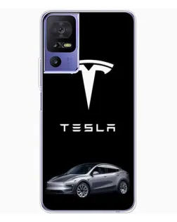 Чехол для TCL 605 с картинкой «Tesla Model Y»