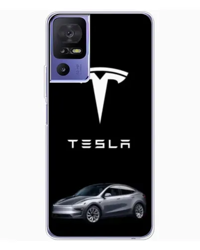 Чехол для TCL 605 с картинкой «Tesla Model Y»