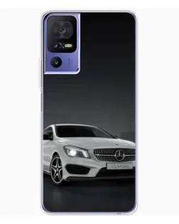 Чохол для TCL 605 з картинкою «Mercedes AMG GT Silver»