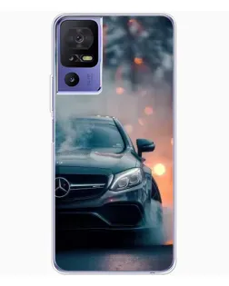 Чохол для TCL 605 з картинкою «Mercedes — нічне місто»