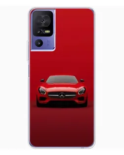 Чехол для TCL 605 с картинкой «Красный Mercedes AMG»