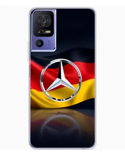 Чехол для TCL 605 с картинкой «Mercedes — флаг Германии» Чехол для TCL 605 с картинкой «Mercedes — флаг Германии»