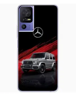 Чехол для TCL 605 с картинкой «Mercedes G-Class красный»