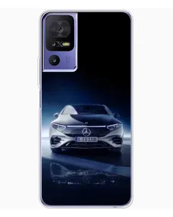 Чехол для TCL 605 с картинкой «Ночной Mercedes EQ»