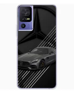 Чехол для TCL 605 с картинкой «Mercedes AMG — графика»