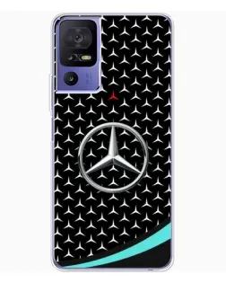 Чехол для TCL 605 с картинкой «Mercedes — бирюзовый акцент»