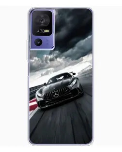 Чехол для TCL 605 с картинкой «Гоночный Mercedes AMG»