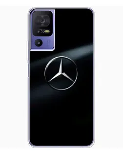 Чохол для TCL 605 з картинкою «Mercedes на металі»