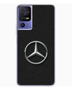 Чохол для TCL 605 з картинкою «Карбоновий Mercedes стиль»