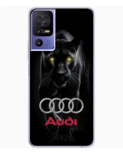 Чехол для TCL 605 с картинкой «Пантера и Audi» Чехол для TCL 605 с картинкой «Пантера и Audi»