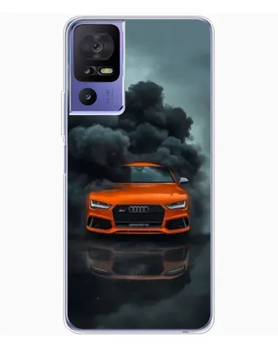Чехол для TCL 605 с картинкой «Audi в облаках дыма» Чехол для TCL 605 с картинкой «Audi в облаках дыма»