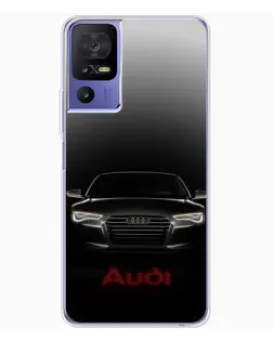 Чехол для TCL 605 с картинкой «Audi — градиентный контур»