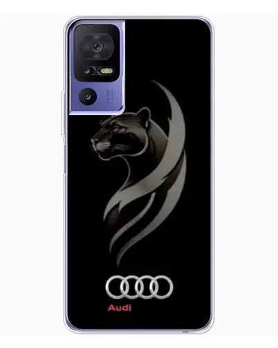 Чехол для TCL 605 с картинкой «Графика — пантера и Audi» Чехол для TCL 605 с картинкой «Графика — пантера и Audi»