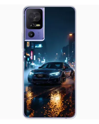 Чехол для TCL 605 с картинкой «Ночной город и Audi» Чехол для TCL 605 с картинкой «Ночной город и Audi»