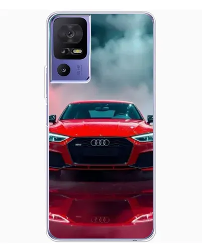 Чехол для TCL 605 с картинкой «Audi RS — красный стиль» Чехол для TCL 605 с картинкой «Audi RS — красный стиль»