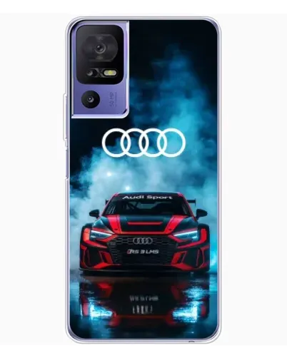 Чехол для TCL 605 с картинкой «Audi Sport — неон» Чехол для TCL 605 с картинкой «Audi Sport — неон»