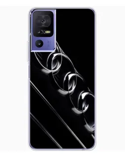 Чехол для TCL 605 с картинкой «Audi — абстрактные кольца»
