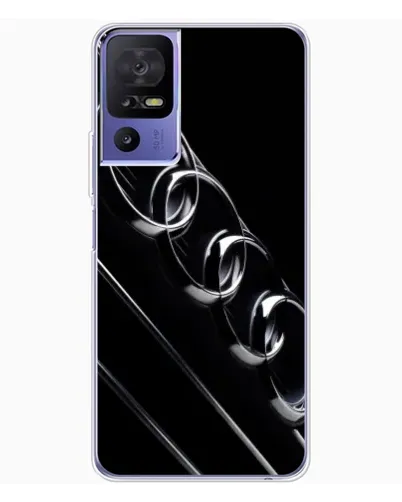 Чехол для TCL 605 с картинкой «Audi — абстрактные кольца» Чехол для TCL 605 с картинкой «Audi — абстрактные кольца»