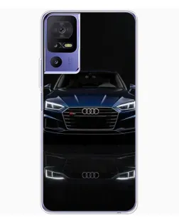 Чехол для TCL 605 с картинкой «Audi — ночное отражение»