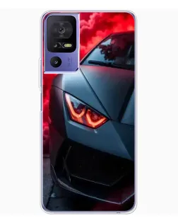 Чехол для TCL 605 с картинкой «Lamborghini красное сияние»