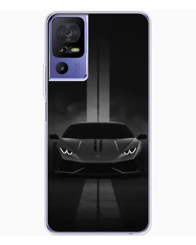 Чехол для TCL 605 с картинкой «Lamborghini симметрия дорог»