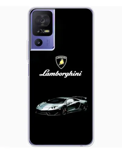 Чехол для TCL 605 с картинкой «Логотип Lamborghini классика»