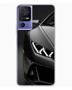 Чехол для TCL 605 с картинкой «Lamborghini фары детализация»