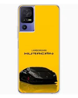 Чехол для TCL 605 с картинкой «Lamborghini Huracan черный»