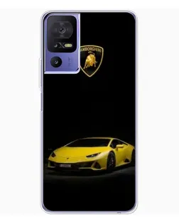 Чехол для TCL 605 с картинкой «Lamborghini желтый акцент»