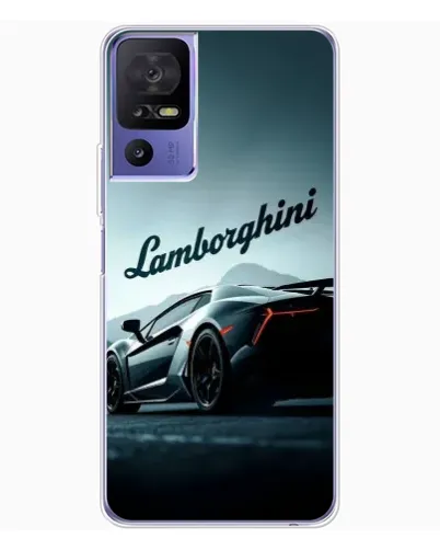 Чехол для TCL 605 с картинкой «Классическая надпись Lamborghini»