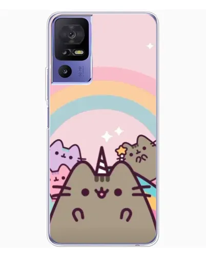 Чехол для TCL 605 с картинкой «Единорог Pusheen»