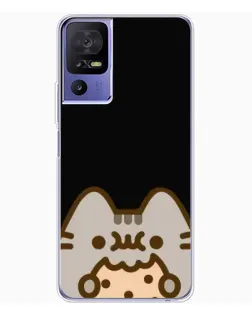 Чехол для TCL 605 с картинкой «Пушин на черном»