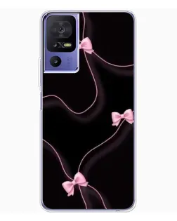 Чехол для TCL 605 с картинкой «Розовые ленты»