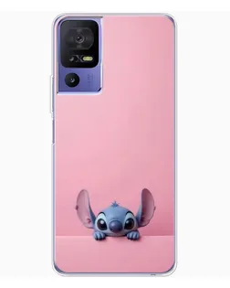 Чехол для TCL 605 с картинкой «Stitch выглядывает»