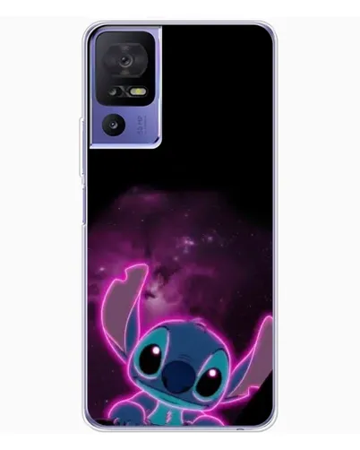 Чехол для TCL 605 с картинкой «Неоновый Stitch»