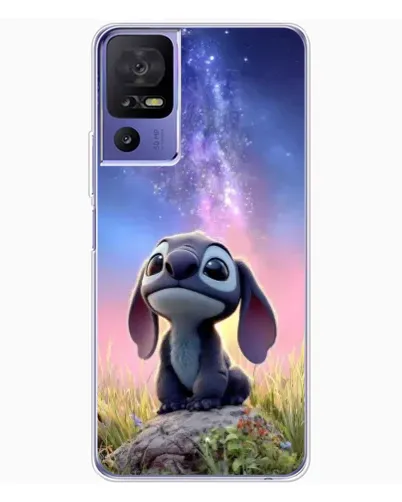 Чехол для TCL 605 с картинкой «Стич на рассвете»