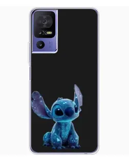 Чехол для TCL 605 с картинкой «Стич на черном»