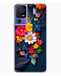 Чохол для TCL 605 з картинкою «Квіткова феєрія»