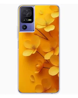 Чохол для TCL 605 з картинкою «Золоті пелюстки»