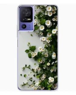 Чохол для TCL 605 з картинкою «Гілка дрібних білих квітів»