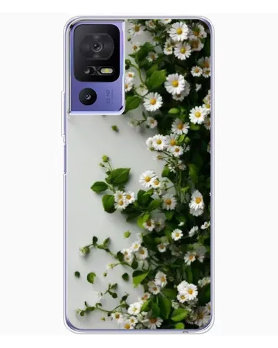 Чохол для TCL 605 з картинкою «Гілка дрібних білих квітів» Чохол для TCL 605 з картинкою «Гілка дрібних білих квітів»