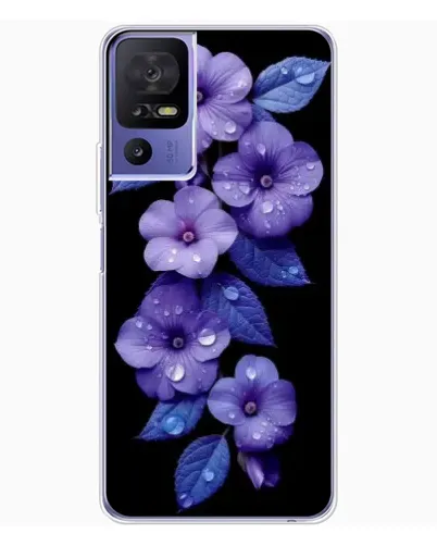 Чохол для TCL 605 з картинкою «Фіолетові квіти з росою» Чохол для TCL 605 з картинкою «Фіолетові квіти з росою»