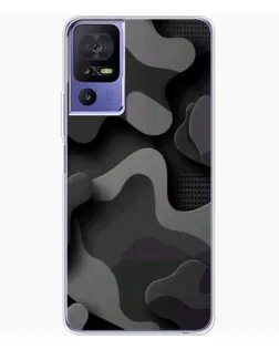 Чехол для TCL 605 с картинкой «Темный абстрактный камуфляж» Чехол для TCL 605 с картинкой «Темный абстрактный камуфляж»