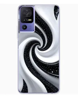 Чехол для TCL 605 с картинкой «Черно-белая спираль» Чехол для TCL 605 с картинкой «Черно-белая спираль»