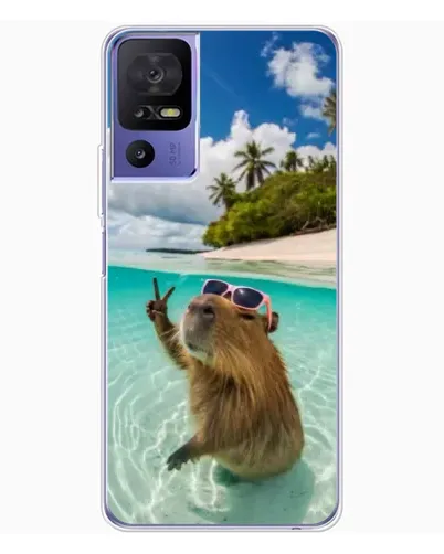 Чохол для TCL 605 з картинкою «Капібара на морі» Чохол для TCL 605 з картинкою «Капібара на морі»