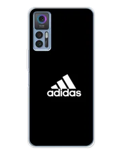 Чехол для TCL K23 5G с картинкой «Черная классика Adidas»