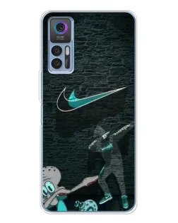 Чехол для TCL K23 5G с картинкой «Спортивный арт Nike»