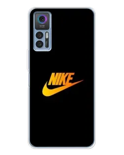 Чехол для TCL K23 5G с картинкой «Золотой логотип Nike»