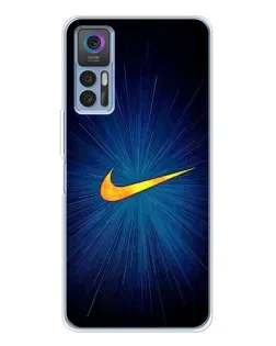 Чехол для TCL K23 5G с картинкой «Синий пульс Nike»